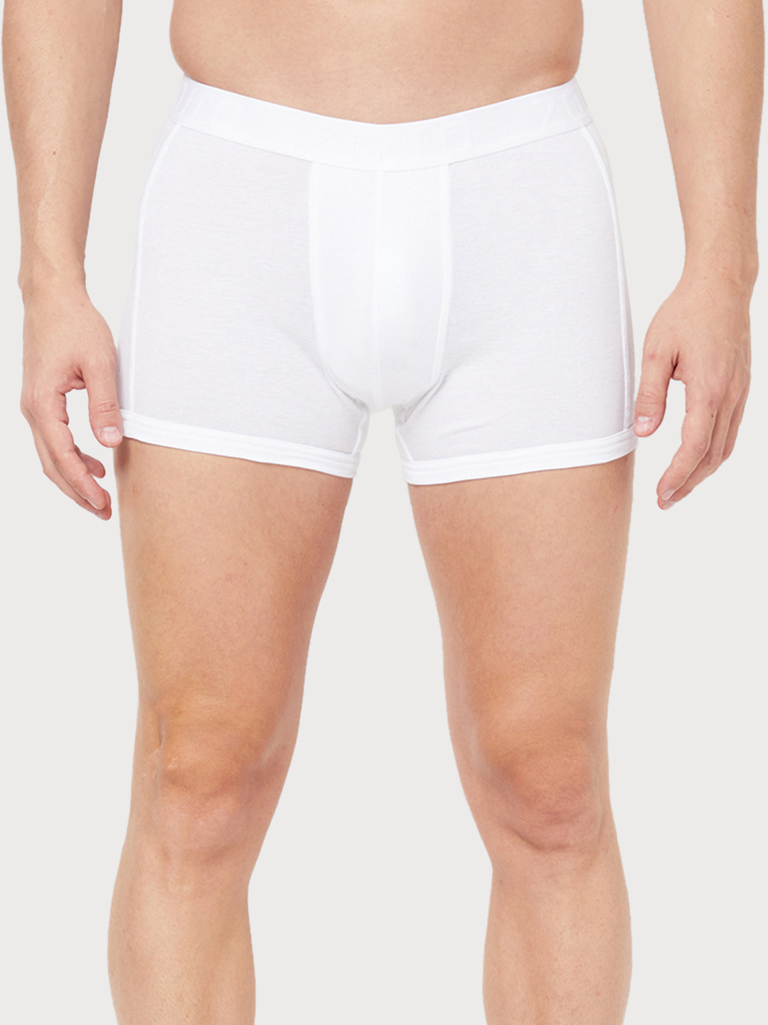 Men Soft Classic Trunk (Pack of 2) White+ White