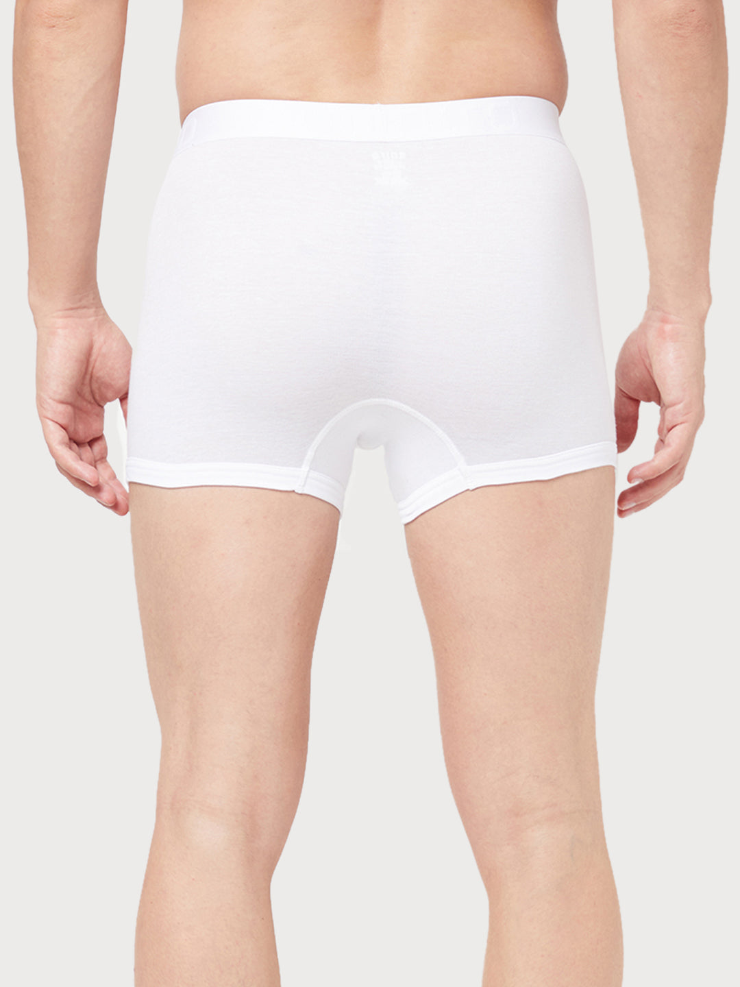 Men Soft Classic Trunk (Pack of 2) White+ White