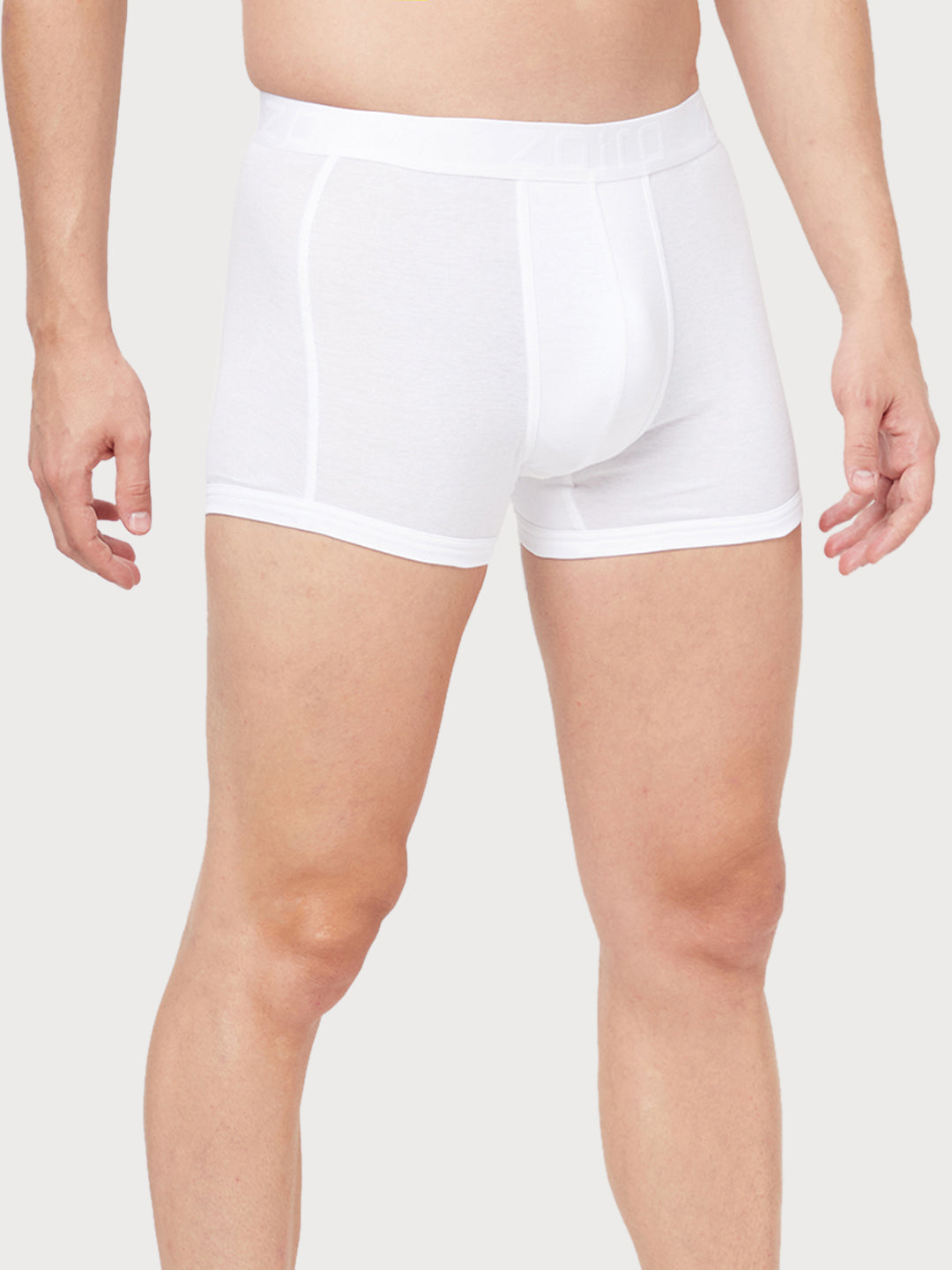 Men Soft Classic Trunk (Pack of 2) White+ White