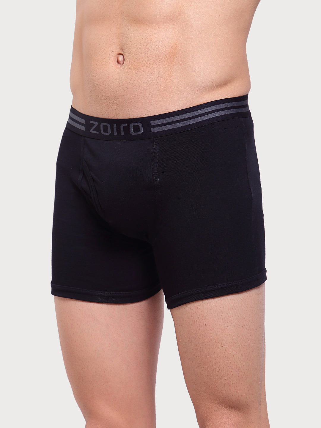 Men Soft Classic Trunk (Pack of 2) Black + Black