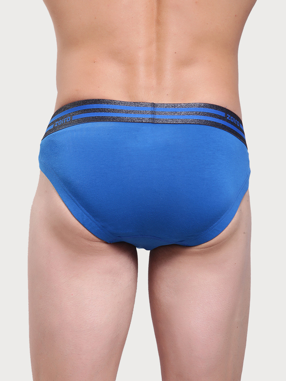 Zoiro Men's Sports Brief (Pack 2) - Sky Diver + Navy