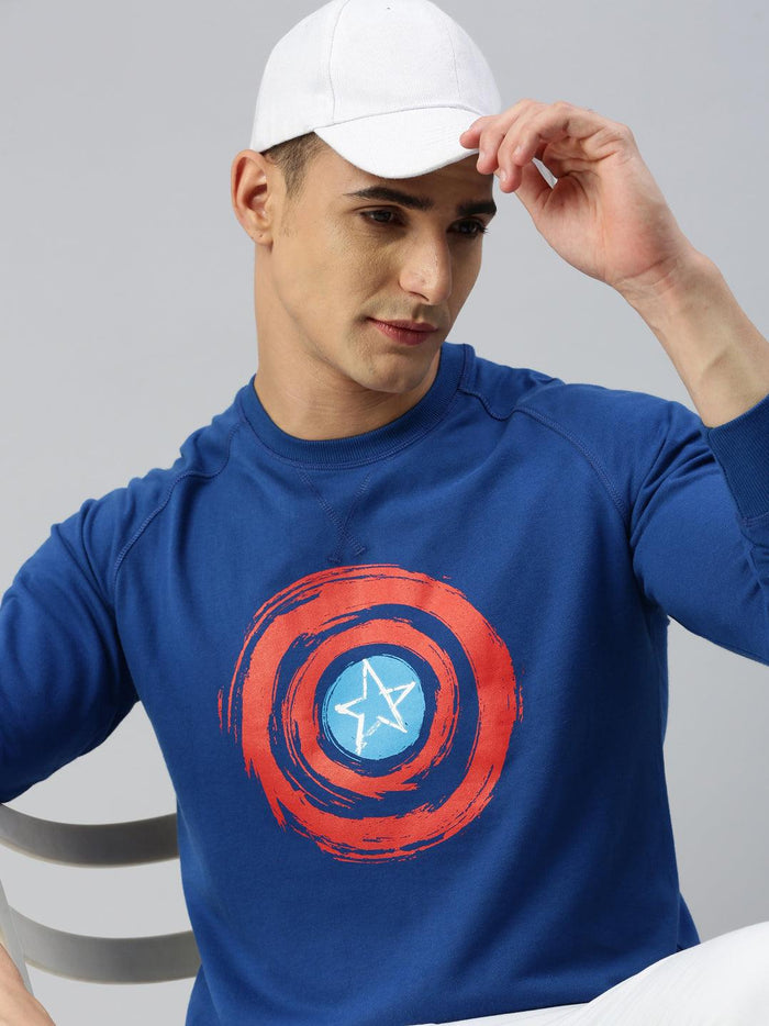 Sporto Marvel Printed Sweatshirt for Men | Limoges