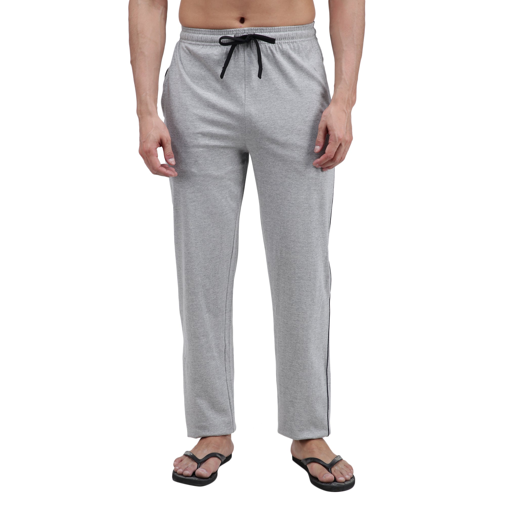 Amul Comfy Men's Plain Track Pant Anthra/Grey Melange