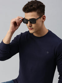 Sporto Men's Waffle Sweatshirt - Navy