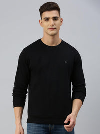 Sporto Wonder Sweatshirt for Men | Ultra Soft Microfiber Fabric | Black