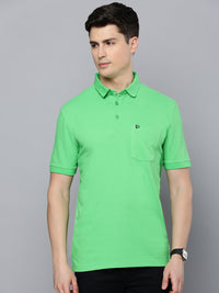 Sporto Men's Polo T-shirt With Pocket - Tender Green