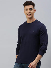 Sporto Men's Waffle Sweatshirt - Navy