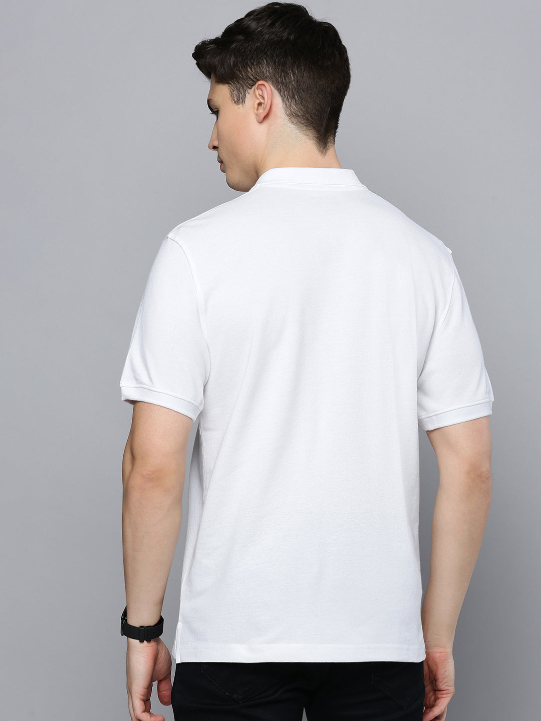 Sporto Men's Polo T-shirt With Pocket - White