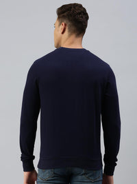 Sporto Wonder Sweatshirt for Men | Ultra Soft Microfiber Fabric | Navy