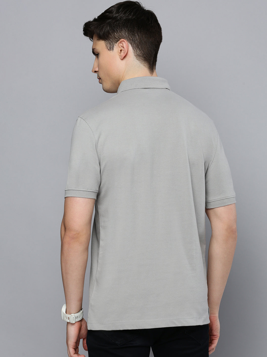 Sporto Men's Polo T-shirt With Pocket - Quiet Grey