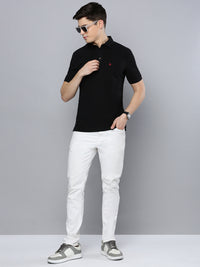 Sporto Men's Polo T-shirt With Pocket - Black