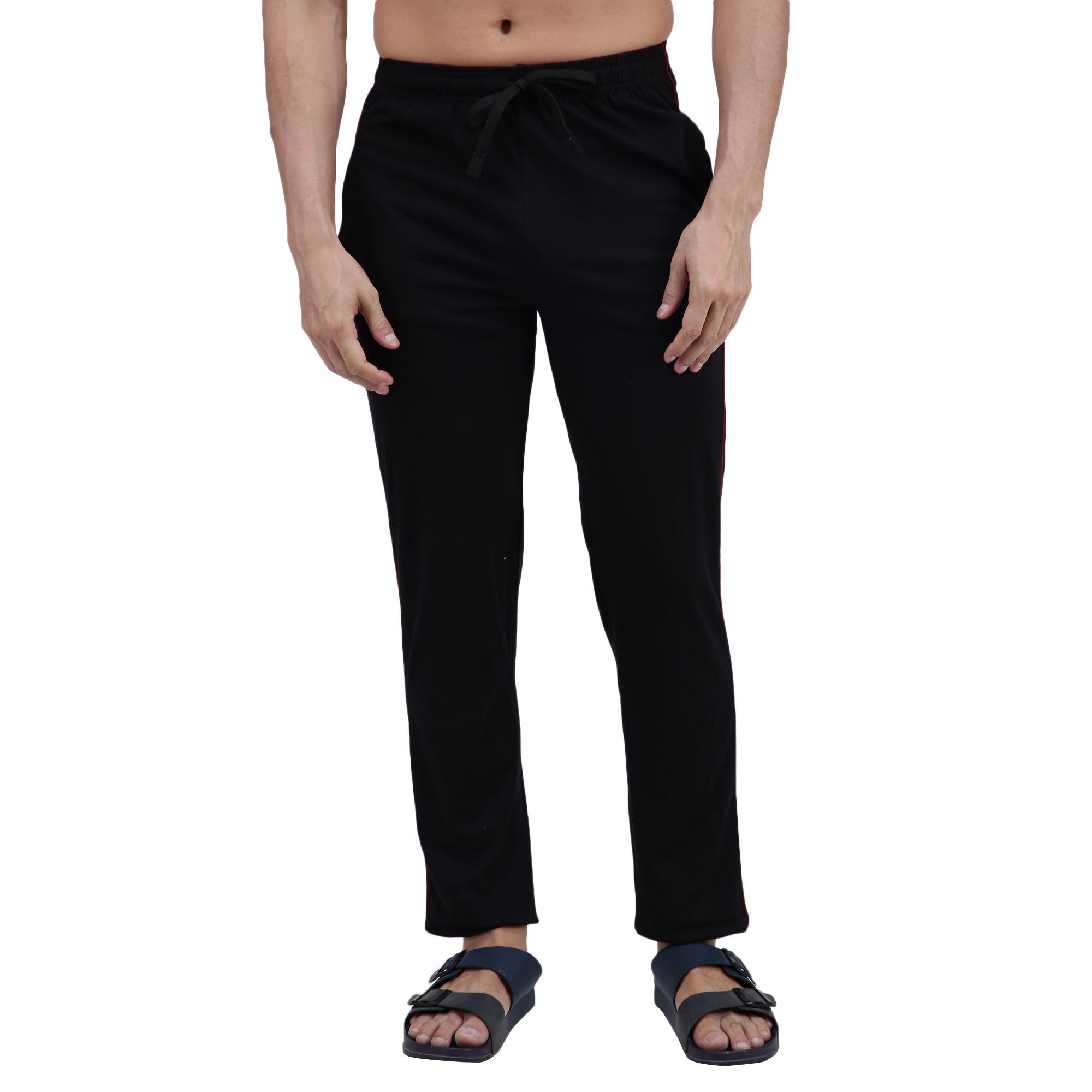 Amul Comfy Men's Plain Track Pant Black