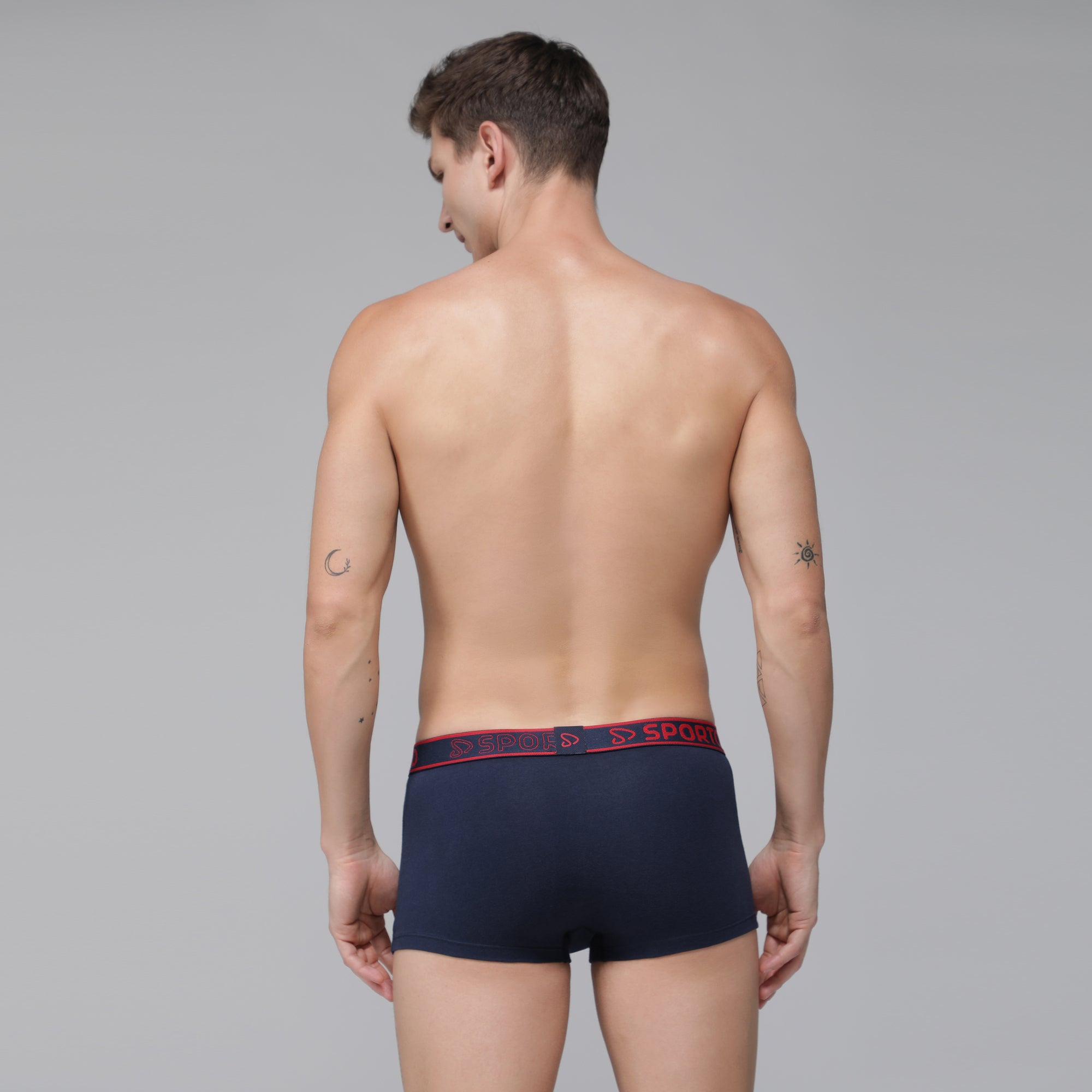 Sporto Men's Square Trunks - Navy