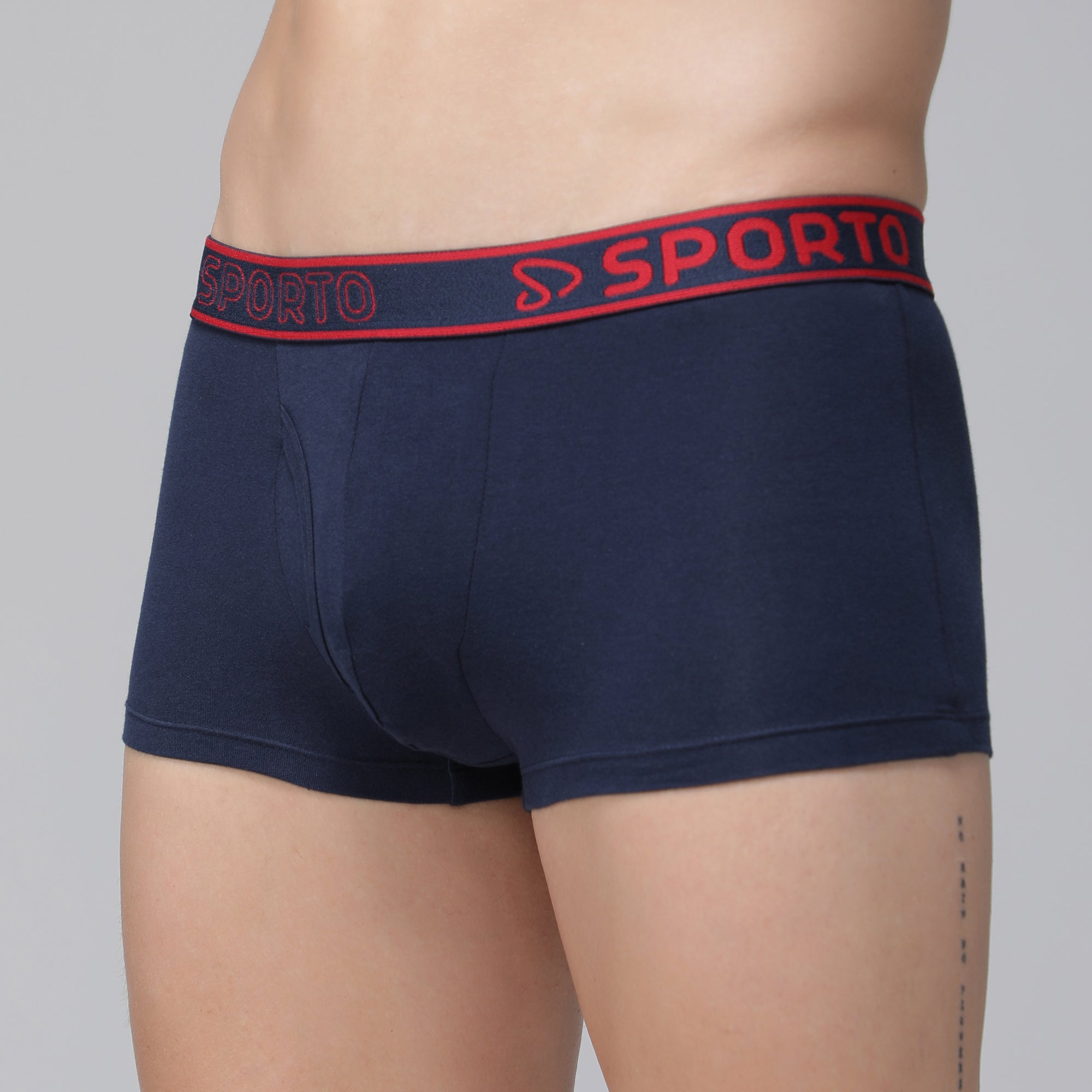 Sporto Men's Square Trunks - Navy