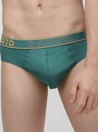 Sporto Men's Cotton Brief (Pack Of 5)