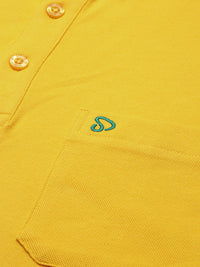 Sporto Men's Polo T-shirt With Pocket - Golden Yellow