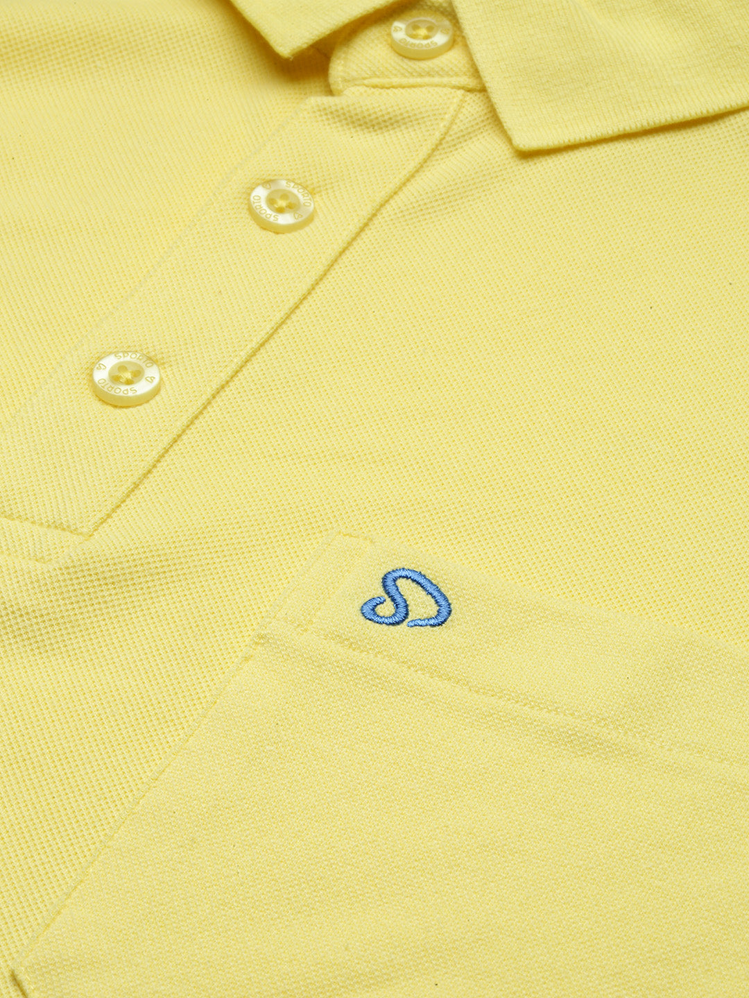 Sporto Men's Polo T-shirt With Pocket - Yellow