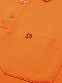 Sporto Men's Polo T-shirt With Pocket - Orange