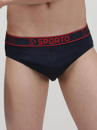 Sporto Men's Cotton Brief (Pack Of 5)