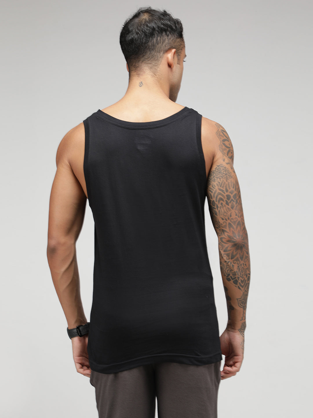 Zoiro Men's Marvel Singlet Vest - Avenger (Black)