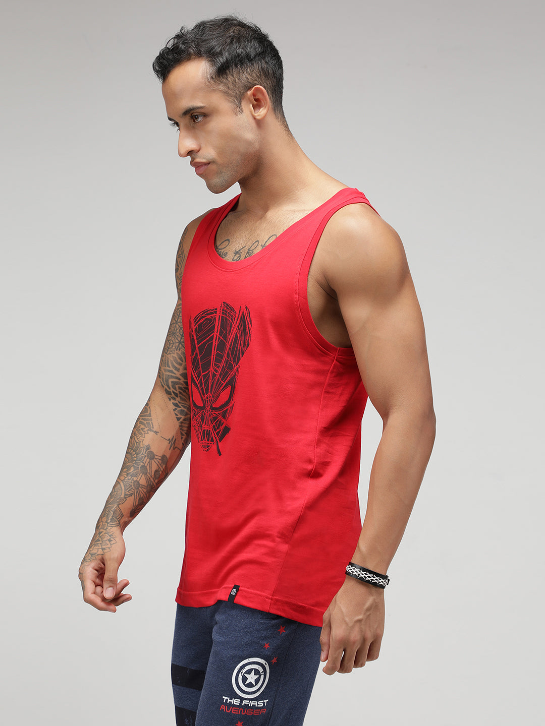 Zoiro Men's Marvel Singlet Vest - Spider Man