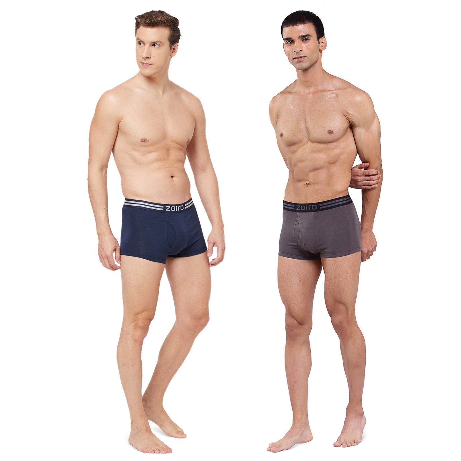 Men Soft Classic Trunk (Pack of 2) Dark Denim + Smoked Pearl