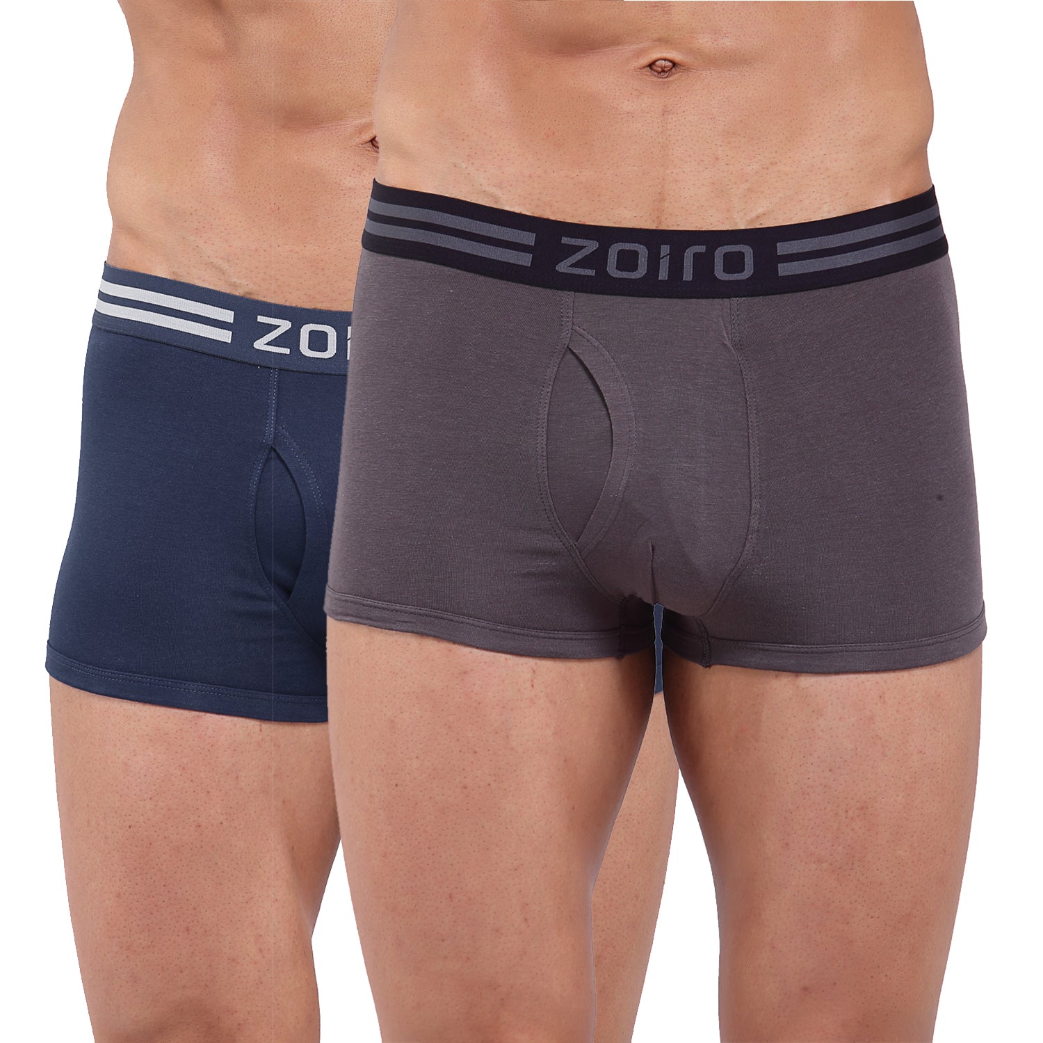 Men Soft Classic Trunk (Pack of 2) Dark Denim + Smoked Pearl