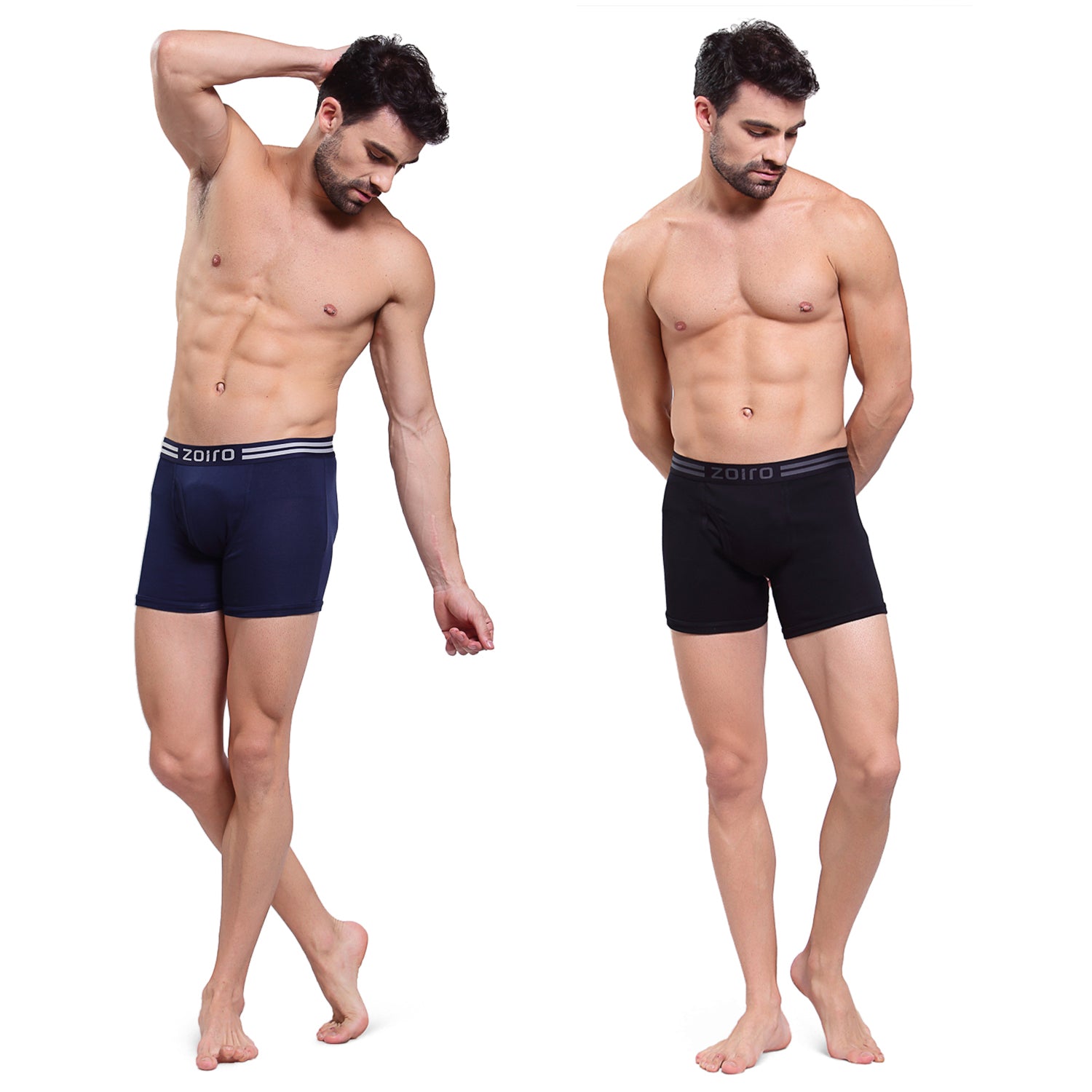 Men Soft Classic Trunk (Pack of 2) Dark Denim + Black