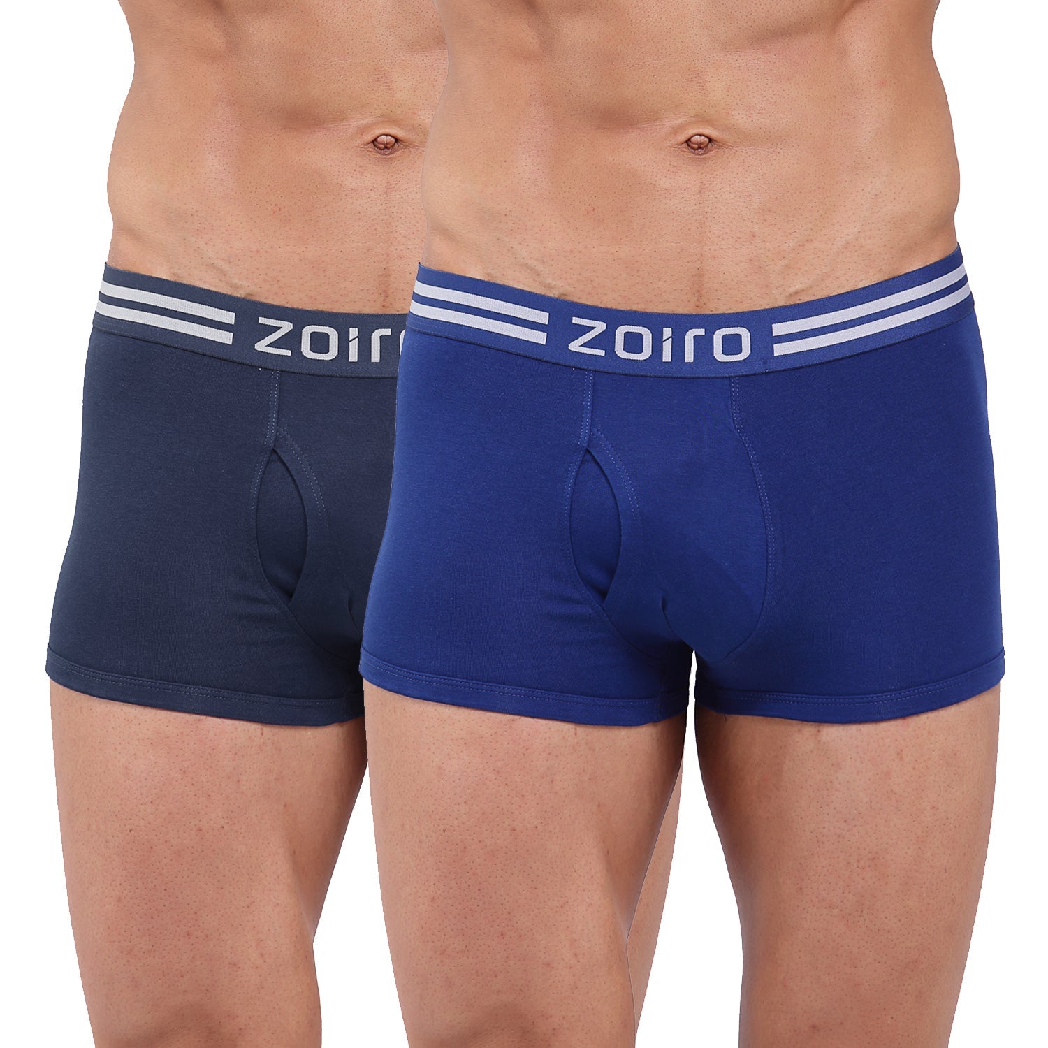 Men Soft Classic Trunk (Pack of 2) Dark Blue+ Dark Denim