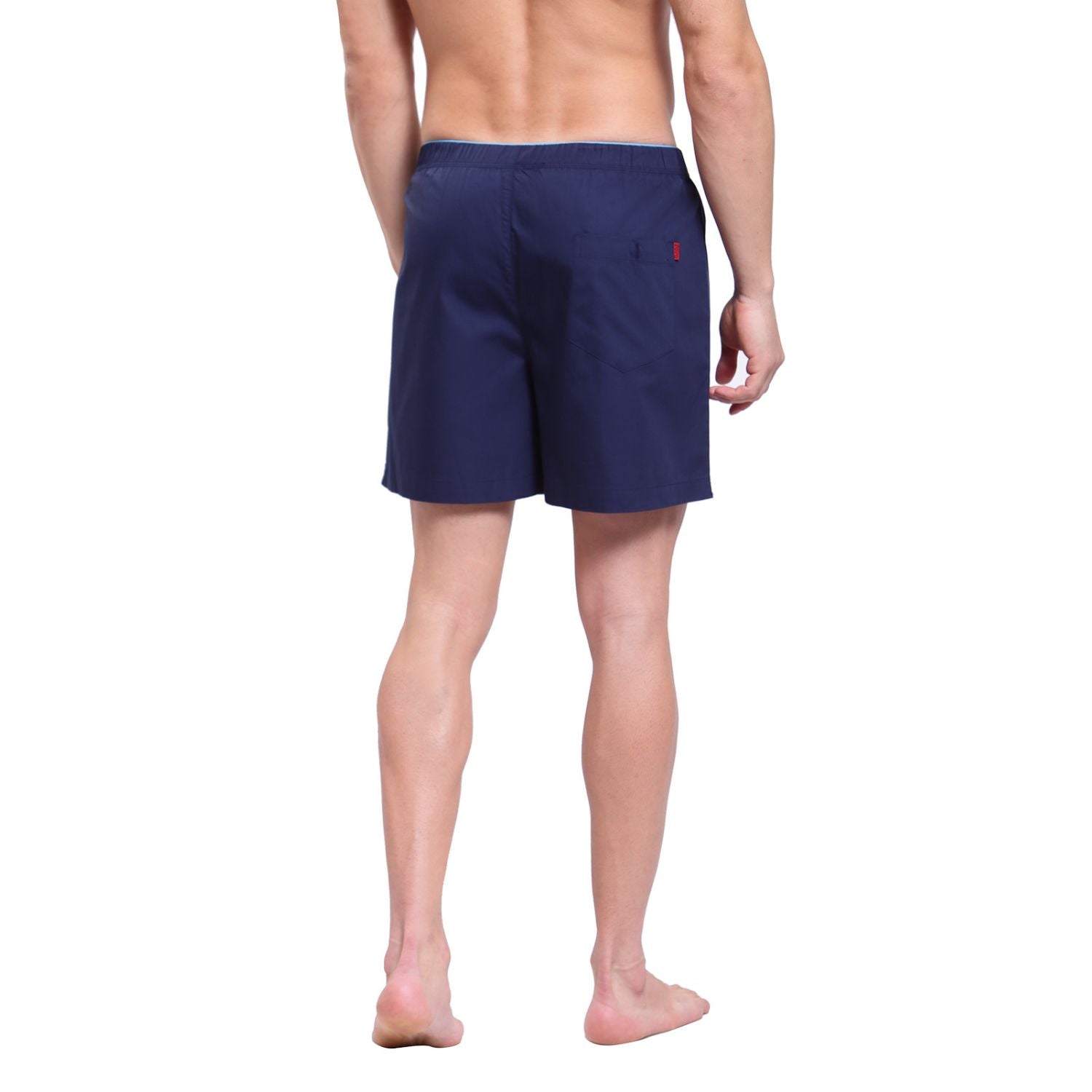 Zoiro Men's Cotton Trends Boxer Navy