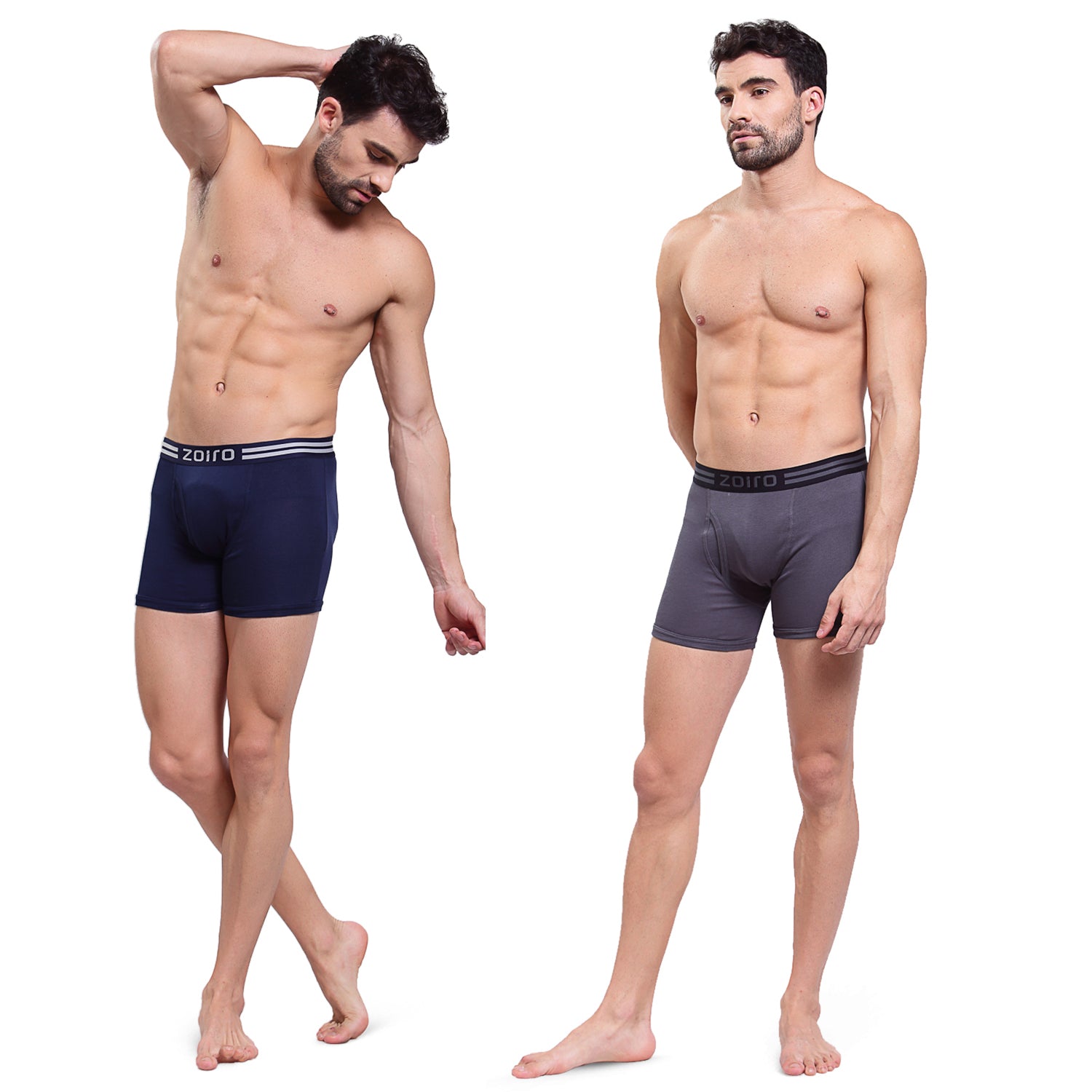 Men Soft Classic Trunk (Pack of 2) Dark Denim + Smoked Pearl