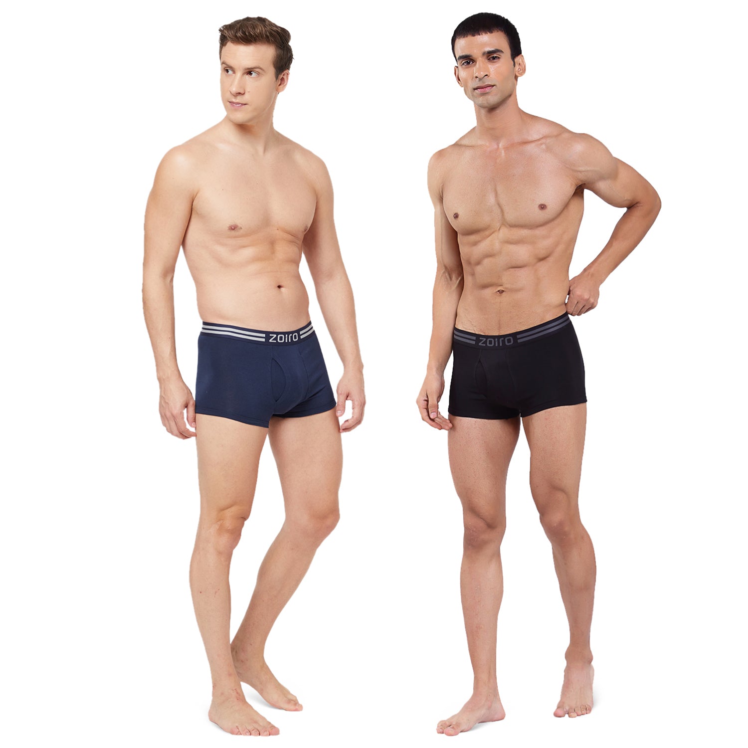 Men Soft Classic Trunk (Pack of 2) Dark Denim + Black