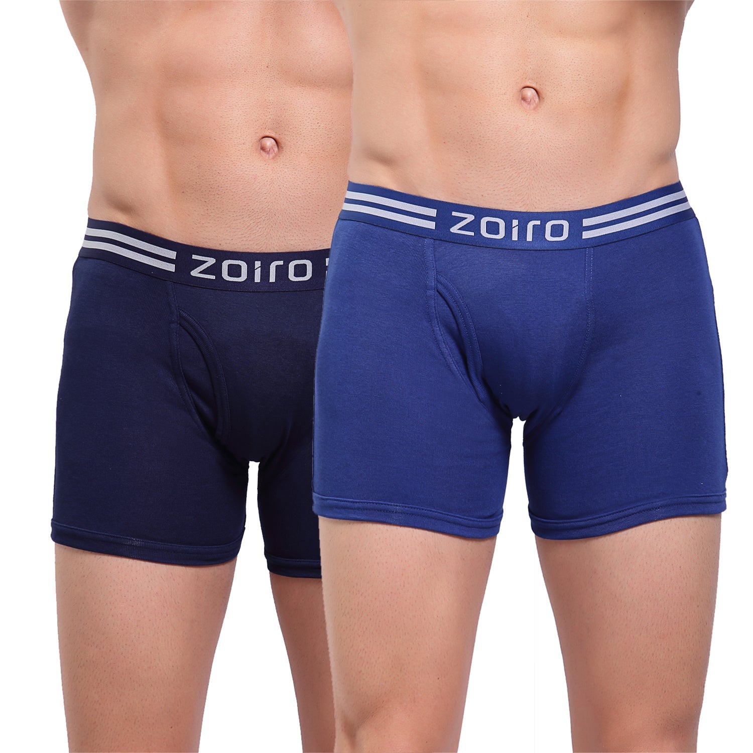 Men Soft Classic Trunk (Pack of 2) Dark Blue+ Dark Denim