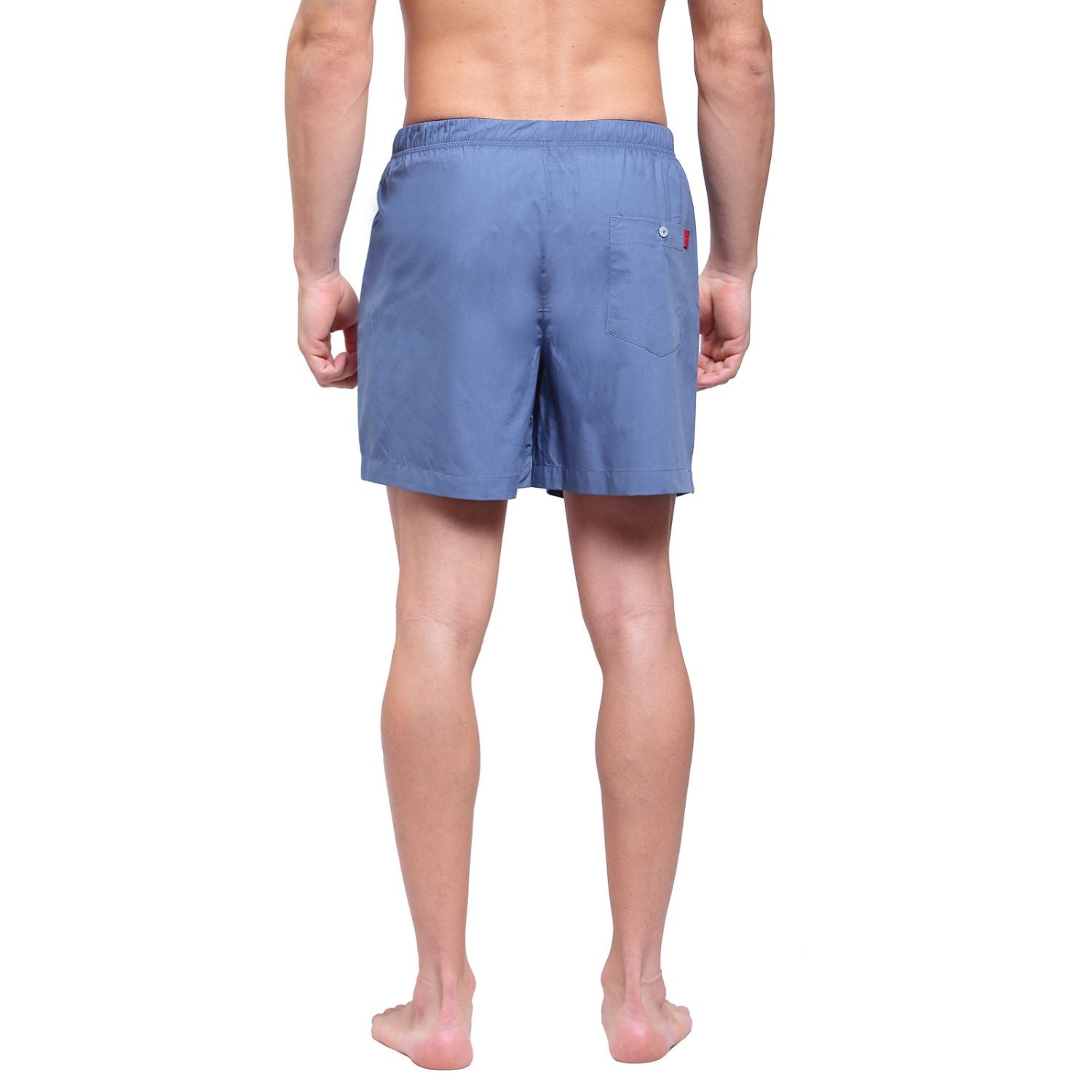 Zoiro Men's Cotton Trends Boxer Sterling Blue