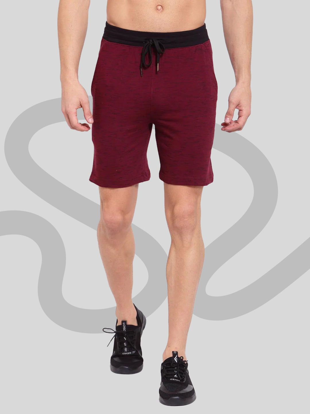 Sporto Men's Lounge Shorts - Burgundy