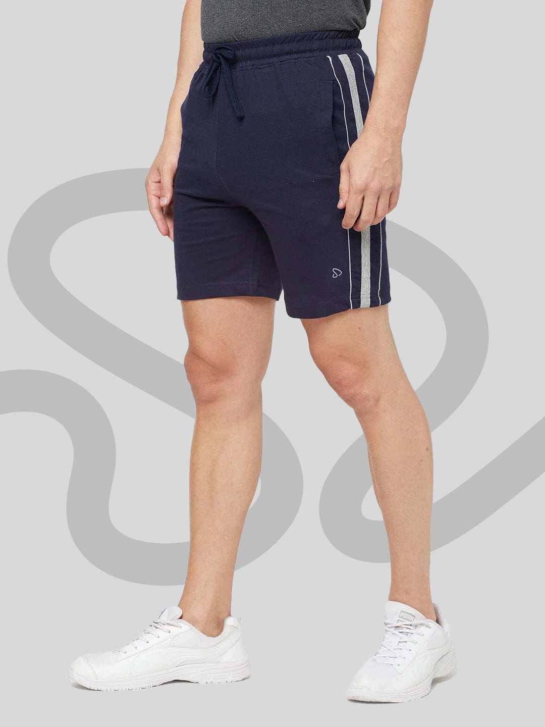 Sporto Men's Casual Lounge Shorts - Navy