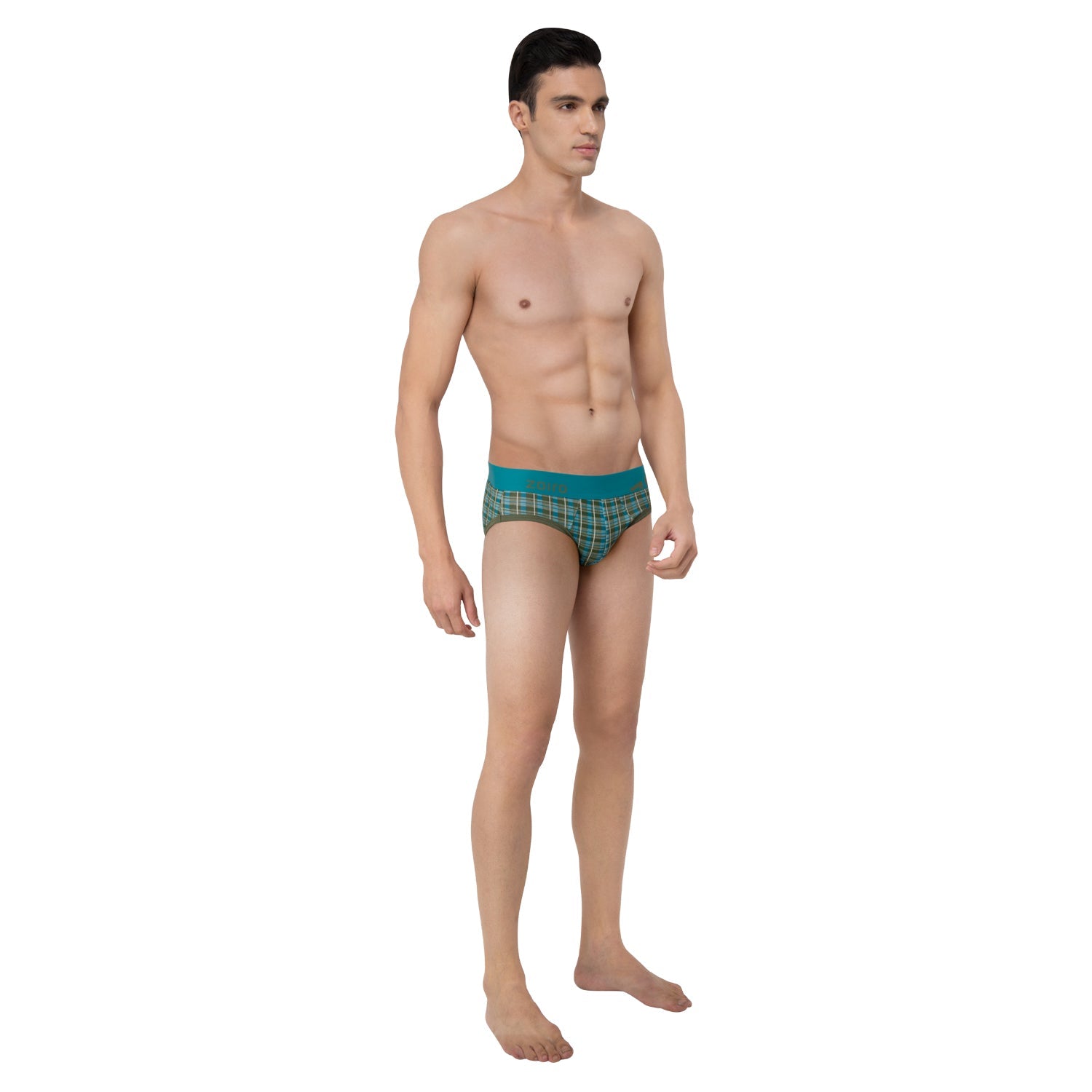 Zoiro Men Cotton Printed Brief Pack - 2