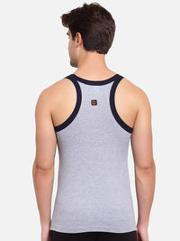 Sporto Mens Round Neck Solid Gym Vest Super Soft Cotton Pack Of 2