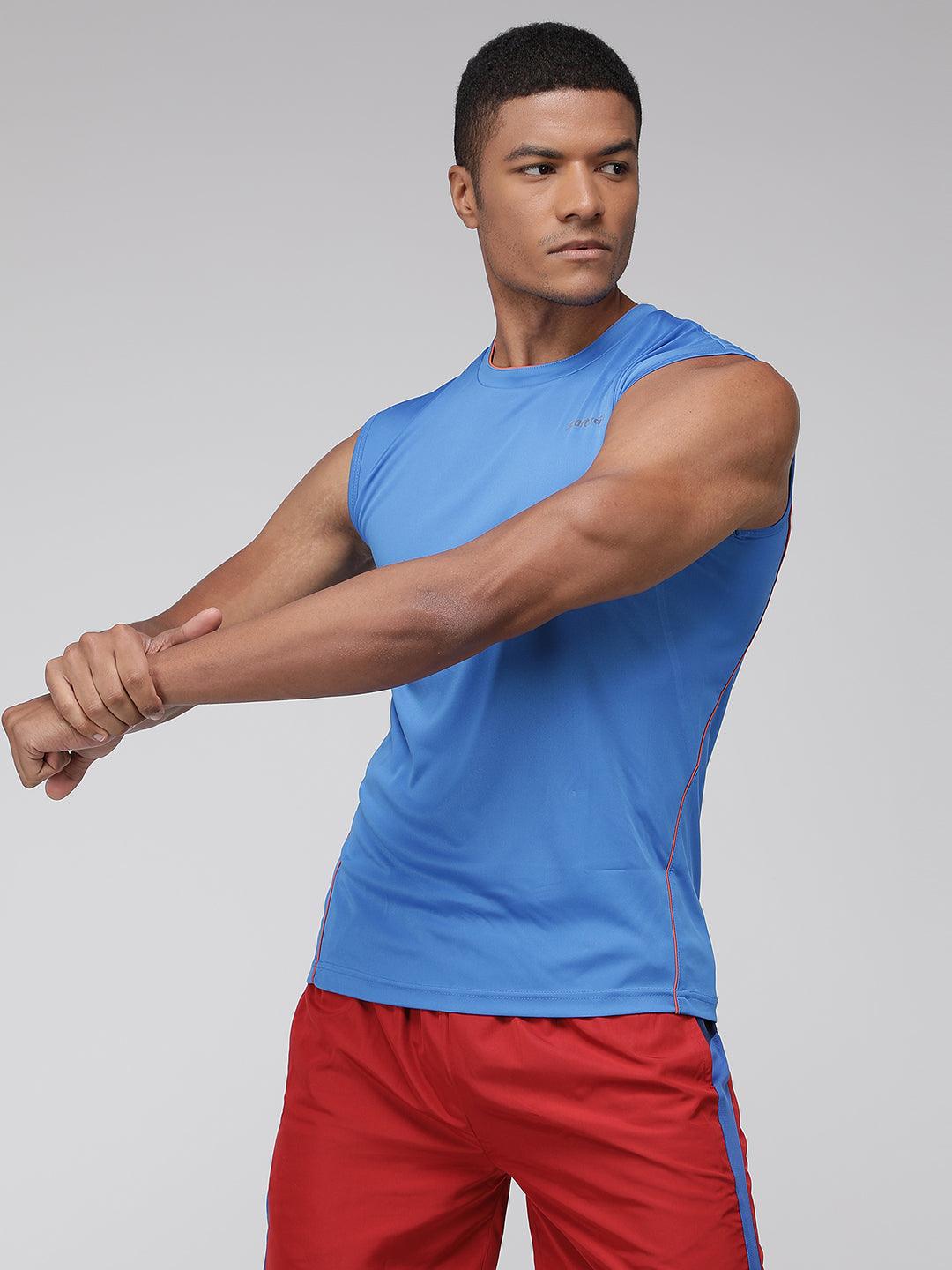 Sporto Men's Sleeveless Gym wear - Blue