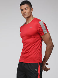 Sporto Men's Athletic Jersey Quick Dry T-Shirt - Red