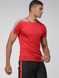 Sporto Men's Athletic Jersey Quick Dry T-Shirt - Red