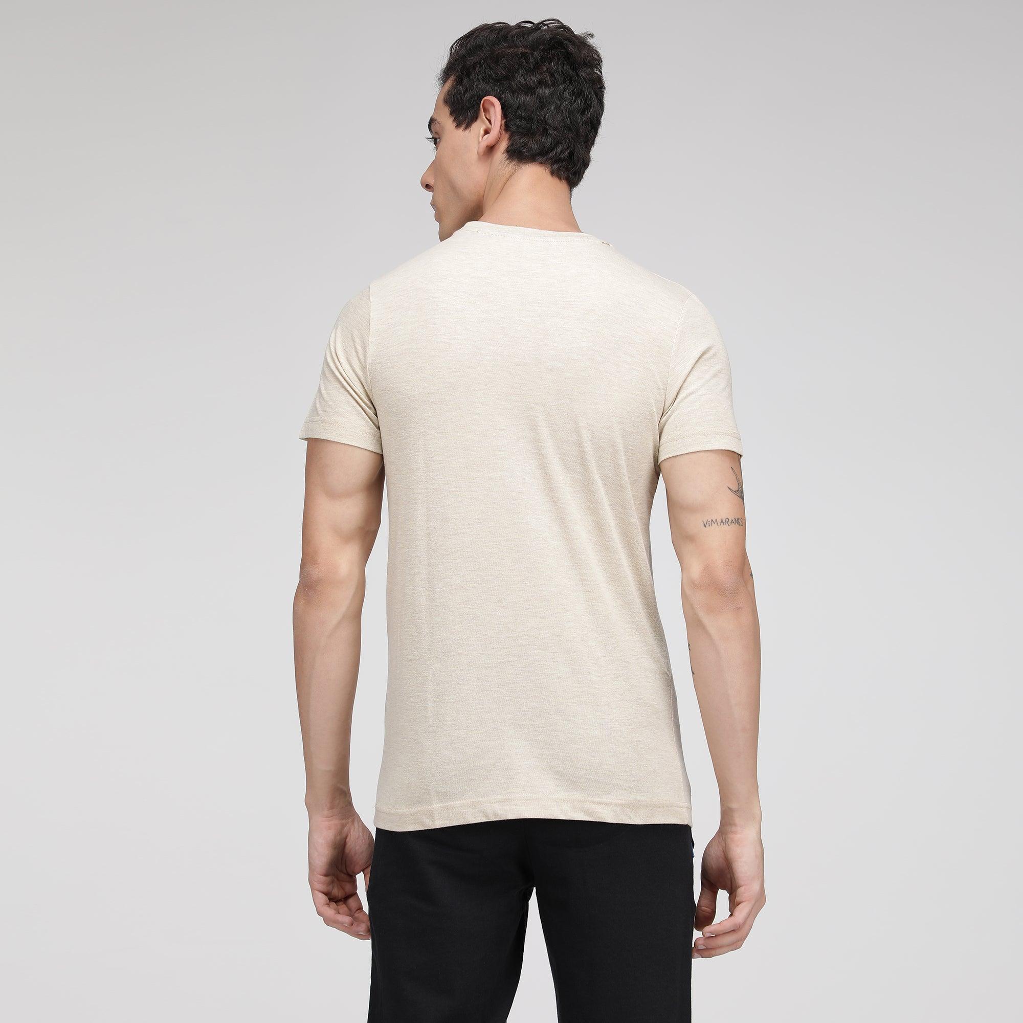 Sporto Men's Round Neck Cotton T-shirt (Pack of 2)