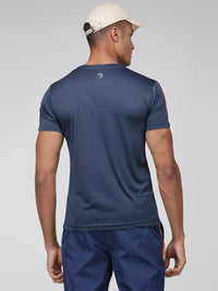 Sporto Men's Athletic Jersey Quick Dry T-Shirt - Navy