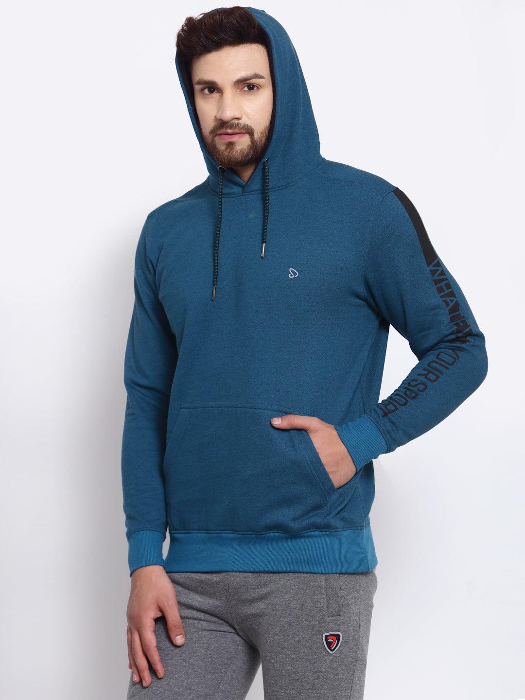 Sporto Men's Hoodie Sweatshirt - Patrol Blue