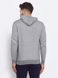 Sporto Men's Hoodie Sweatshirt - Grey Jaspe