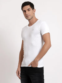 Sporto Men's Solid Cotton Undershirt (Pack of 2)