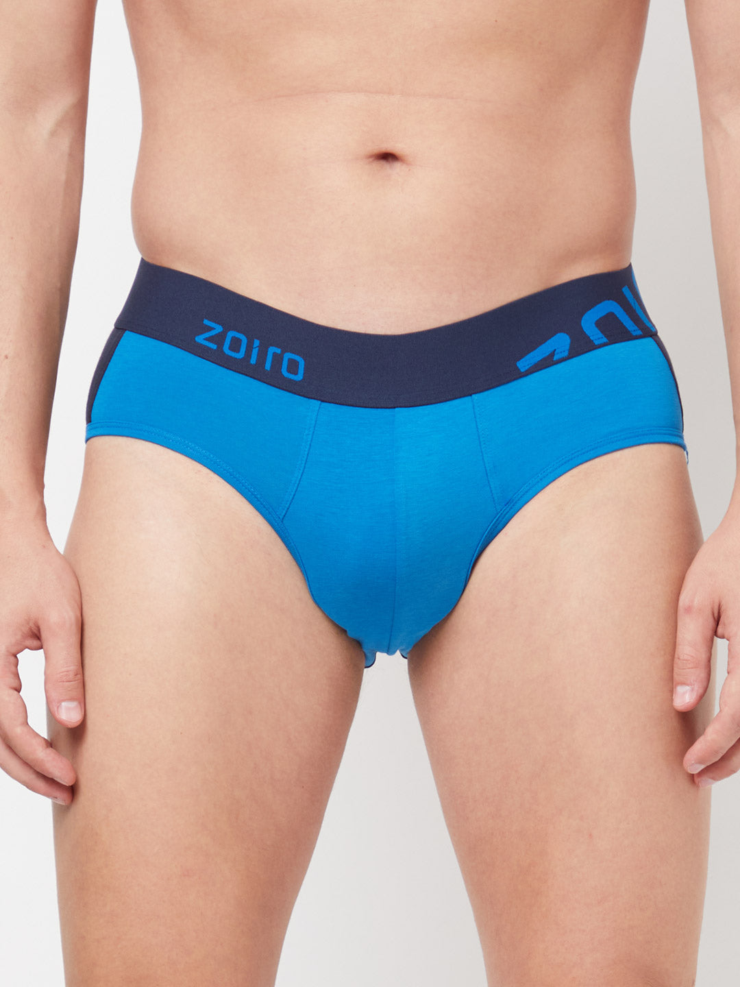 Zoiro Men's Cotton Trends Brief Directory Blue - Total Eclipse