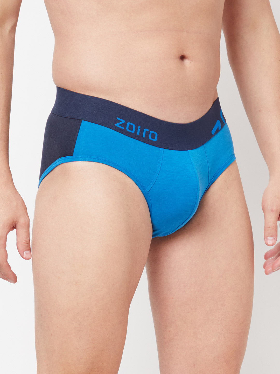 Zoiro Men's Cotton Trends Brief Directory Blue - Total Eclipse