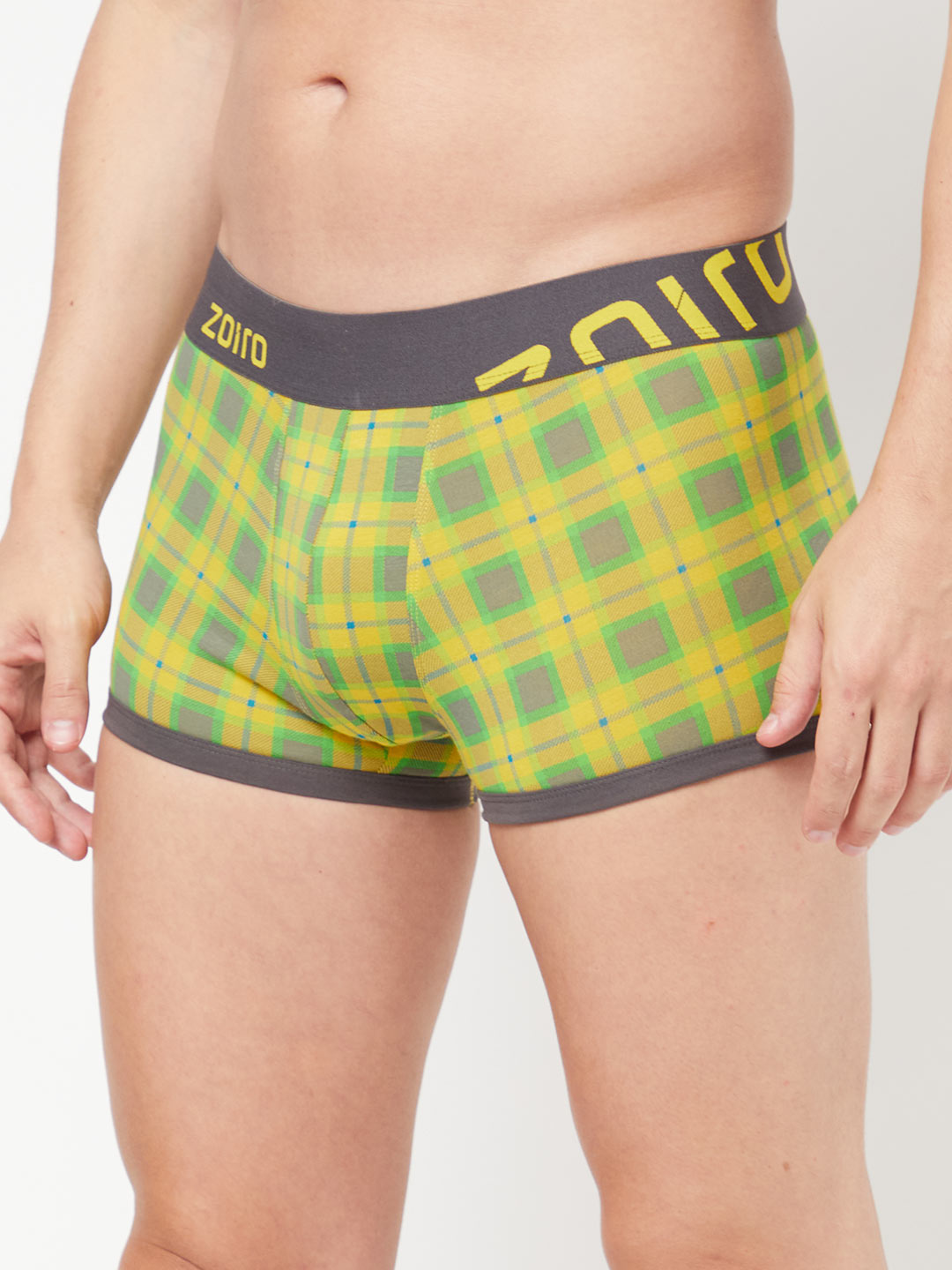 Zoiro Men's Cotton Trends Trunk - Sulphur