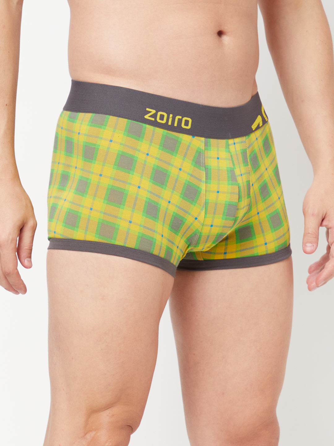 Zoiro Men's Cotton Trends Trunk - Sulphur